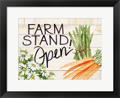 Framed Life on the Farm Sign IV Print