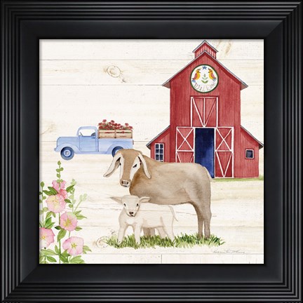 Framed Life on the Farm IV Print