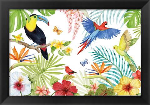 Framed Treasures of the Tropics III Print