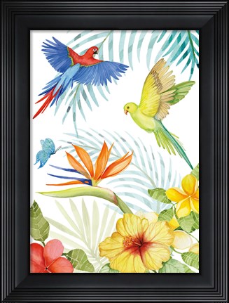 Framed Treasures of the Tropics II Print