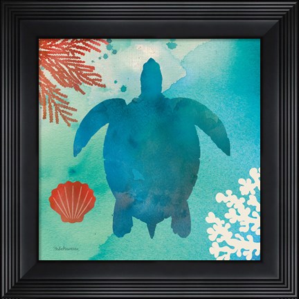 Framed Under the Sea II Print