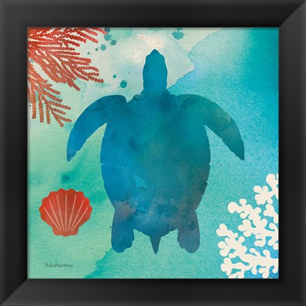 Framed Under the Sea II Print