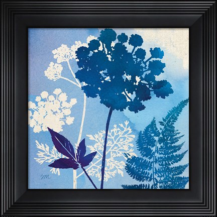 Framed Blue Sky Garden IV Print