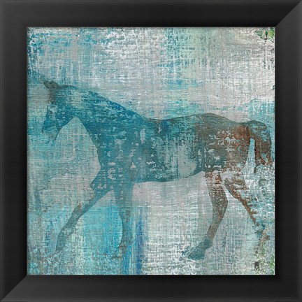 Framed Cheval I Print