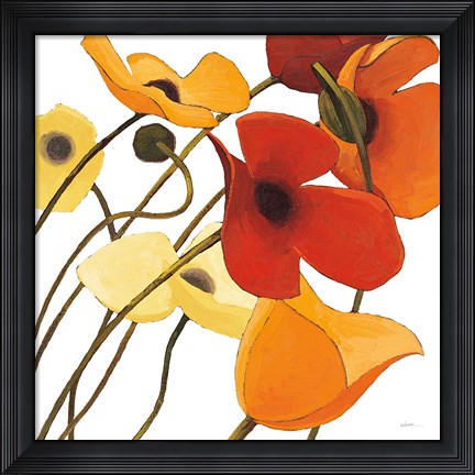 Framed Up Two on White Yellow Print