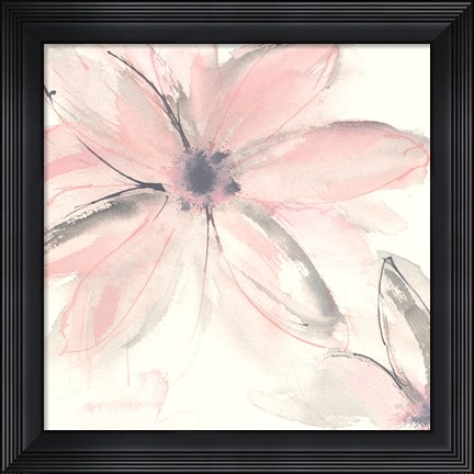 Framed Blush Clematis II Print