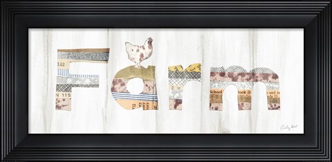 Framed Farm Family IV Print