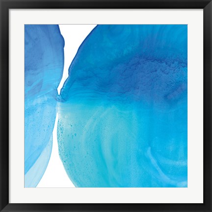 Framed Pools of Turquoise I Print