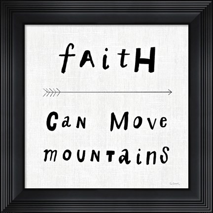 Framed Beliefs I BW Print