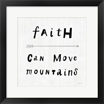 Framed Beliefs I BW Print