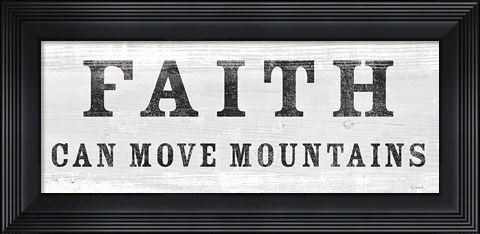 Framed Signs of Faith VI Print