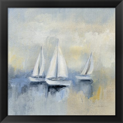 Framed Morning Sail II Print