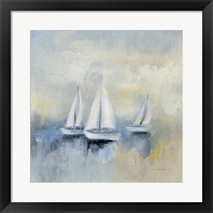 Framed Morning Sail II Print