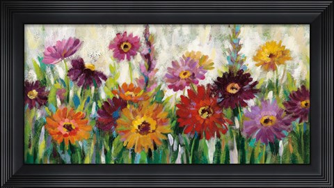 Framed Jewel Daisy Gerbera Print