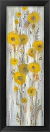 Framed Roadside Flowers II Print