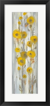 Framed Roadside Flowers II Print