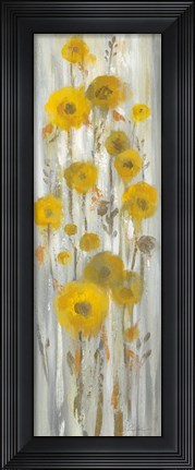 Framed Roadside Flowers I Print