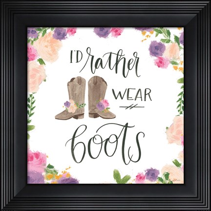 Framed Beautiful Country VII Print