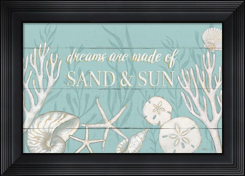 Framed Tranquil Morning I Print