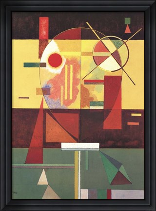 Framed Zersetzte Spannung Print