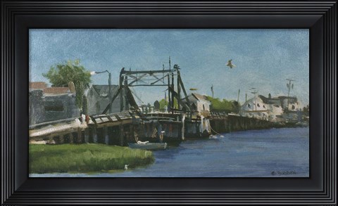 Framed Manasquan Bridge Print