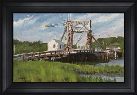 Framed Manasquan Bridge 2 Print