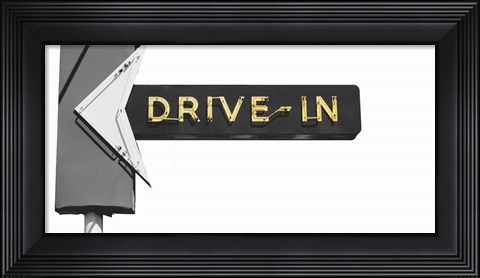 Framed Drive-in Print