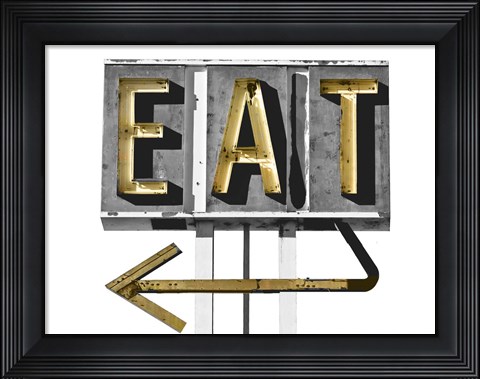 Framed Eat Print