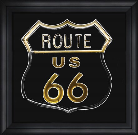 Framed Honey Route Print