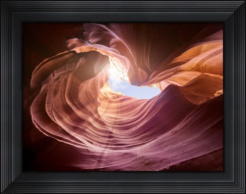 Framed Abrazo 1 BW-2 Print