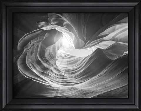 Framed Abrazo 1 BW Print