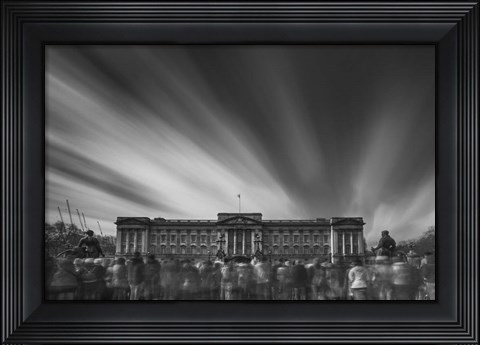 Framed Buckingham Palace S1 BW Print