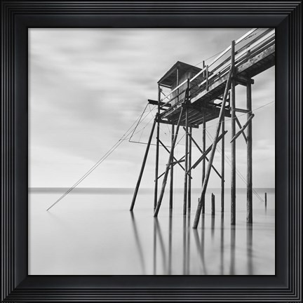 Framed Sea Geometry 1 Print