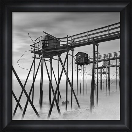 Framed Sea Geometry 4 Print