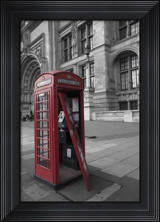 Framed Telephone 1 Print