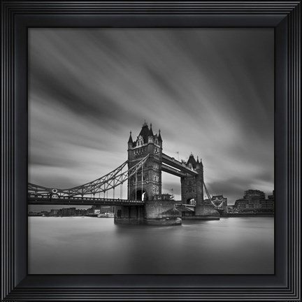 Framed Tower Bridge 1 Mid Print