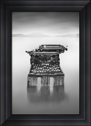 Framed Poesia Acuatica Print