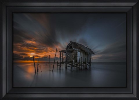 Framed Mi Casa en el Mar Print