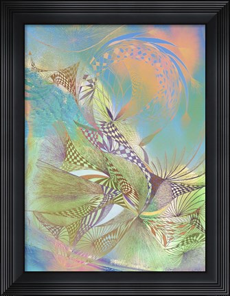 Framed Pastel Warrior Print