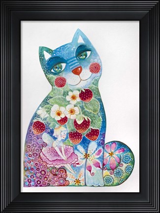 Framed 1 Magic Cat Print