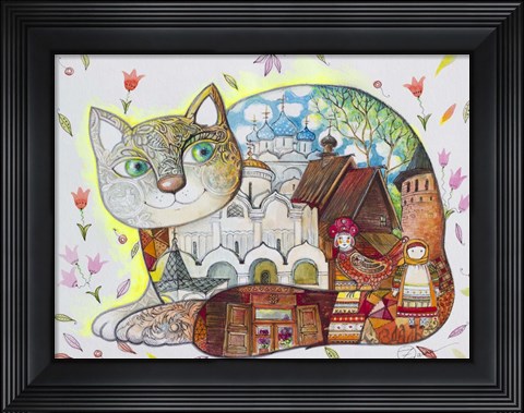 Framed Russian Suzdal Print