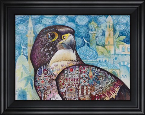 Framed Falcon Print