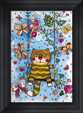 Framed Baterflys Print