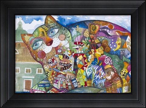 Framed Carnaval Venice Print