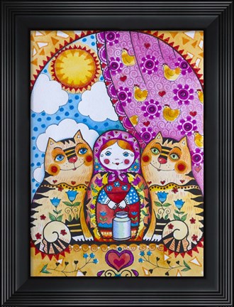 Framed Bookends Print