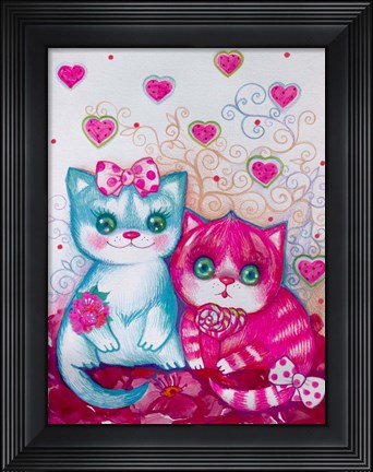 Framed Candies Print