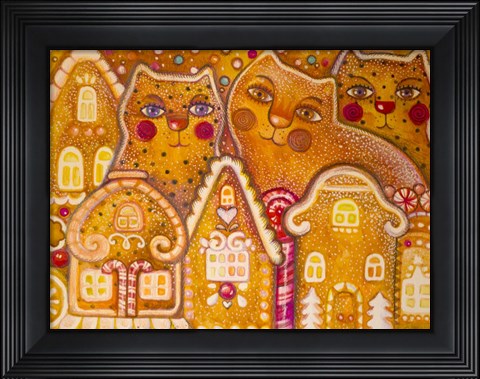 Framed Gingerbread Print