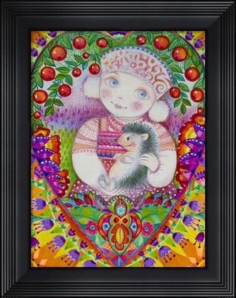 Framed Happy Summer 2 Print