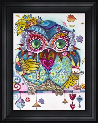 Framed Owl From Venice 1 Print