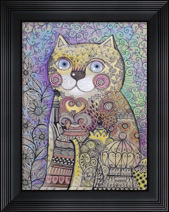 Framed Tales Cat Print